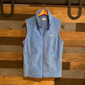 Columbia zip up fleece vest, Medium